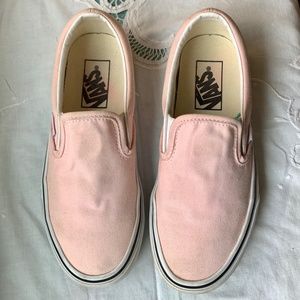 Vans Shoes Womens Classic Slip On Pink Sneakers  Size 5.5